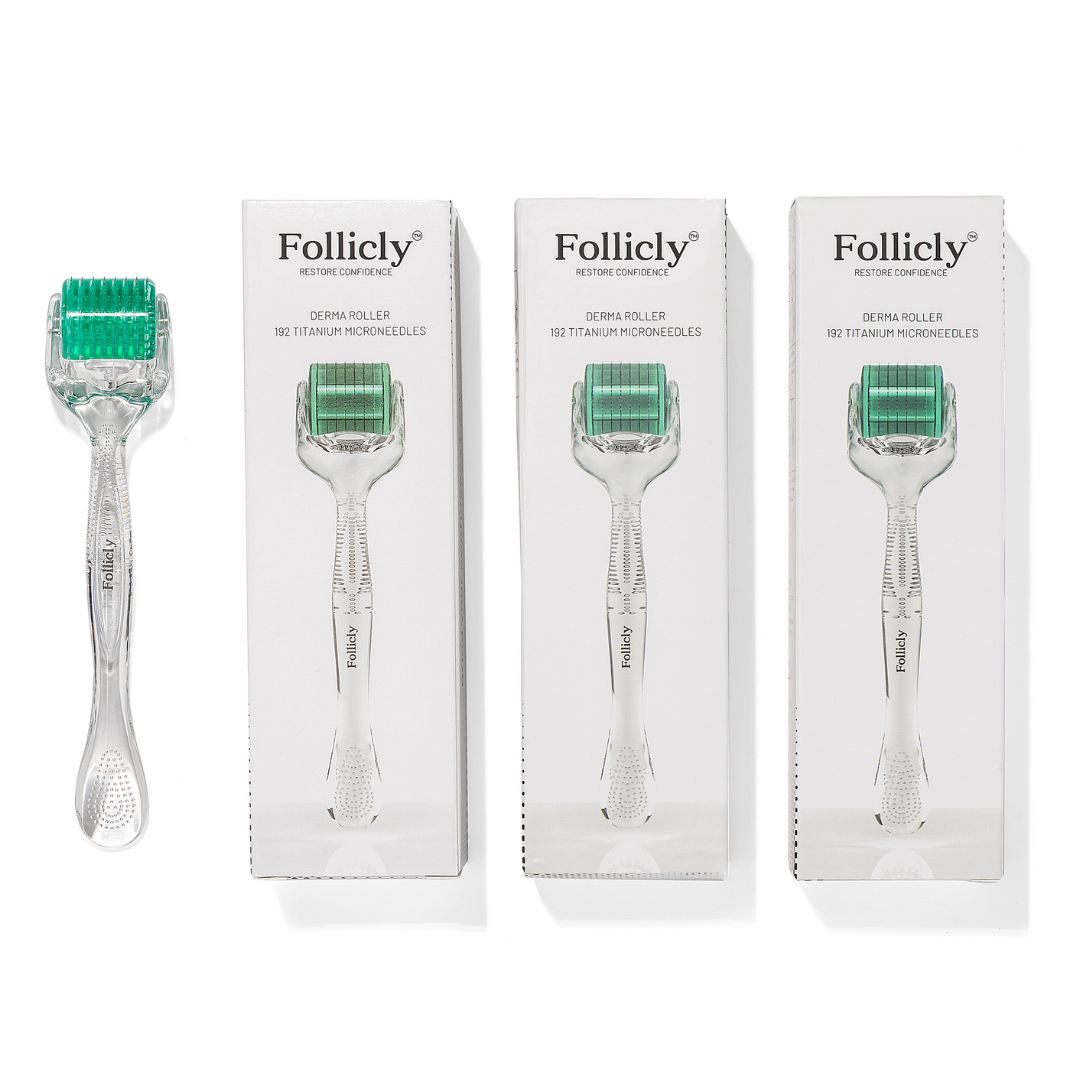Follicly® 微針滾輪 – 192支正品鈦金微針